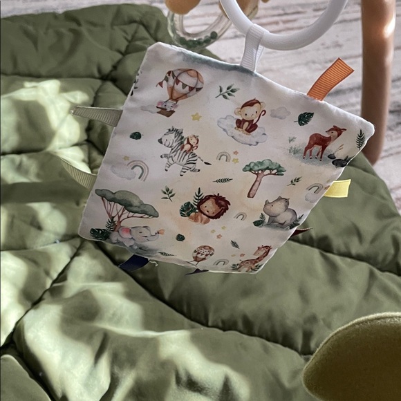 Green Baby Play Mat with Toys - Picture 4 of 8